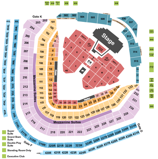 Wrigley Field Noah Kahan Seating Chart